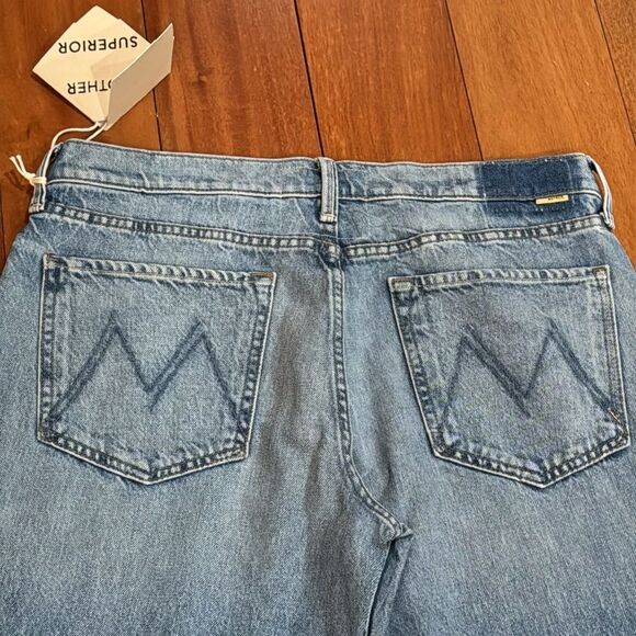 NWT MOTHER Women's The Bookie Flood Jeans Sow Surreal size 31 - Picture 6 of 16